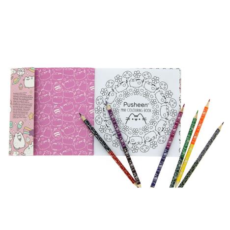 Pusheen Mini Travel Colouring Book Set Extra Image 2